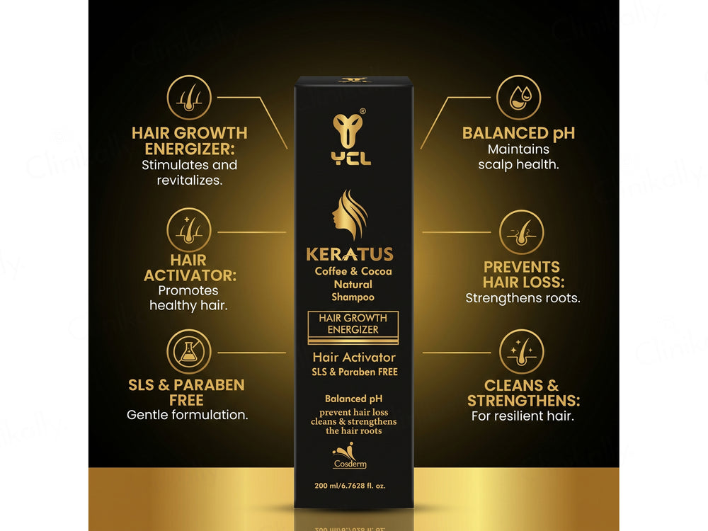 YCL Keratus® – Coffee & Cocoa Natural Shampoo