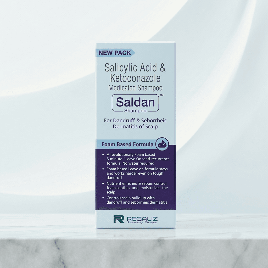 Salicylic Acid & Ketoconazole-Saldan Sampoo