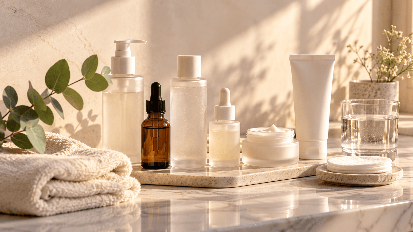 Building a simple morning and night skincare routine