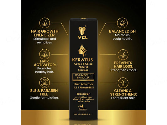 YCL Keratus® – Coffee & Cocoa Natural Shampoo