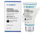 QTWAYS® – Ceramide + Hyaluronic Acid Sunscreen Cream
